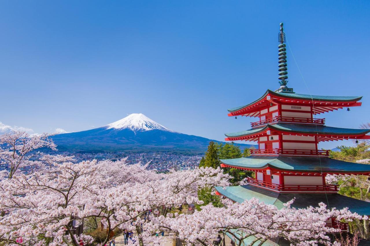 Mt Fuji Glamping Tourist Villa Kawaguchiko Fudzsikavagucsiko Kültér fotó